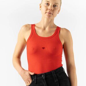 Baserange Heart Tank in Red